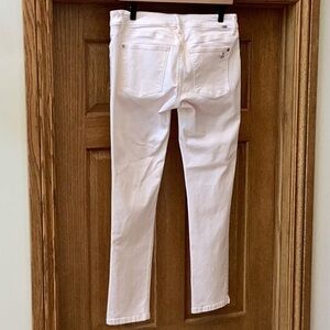 DL1961 pale pink, Angel mid-rise skinny ankle jeans with stretch, women’s sz 30